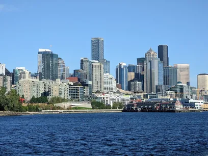 Seattle skyline seen from the water