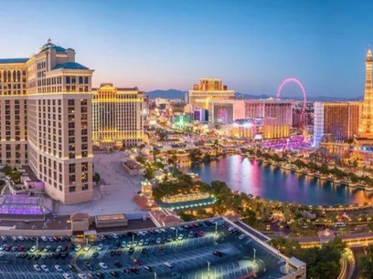 Las Vegas Strip at dusk